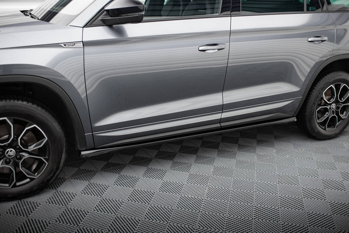 Side Skirts Diffusers suitable for Skoda Kodiaq Sportline Mk1 Facelift