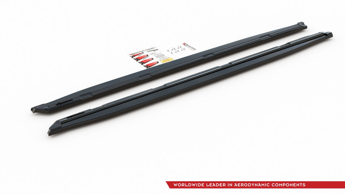 Side Skirts Diffusers suitable for Skoda Kodiaq Sportline/RS Mk1 (version with mudflaps)