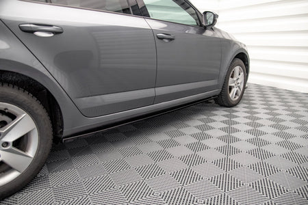 Side Skirts Diffusers suitable for Skoda Octavia Mk3 Facelift