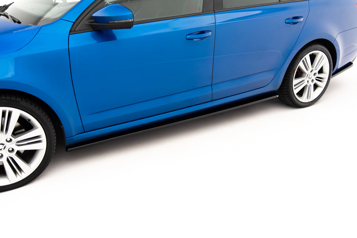 Side Skirts Diffusers suitable for Skoda Octavia RS Hatchback / Combi Mk3 / Mk3 Facelift