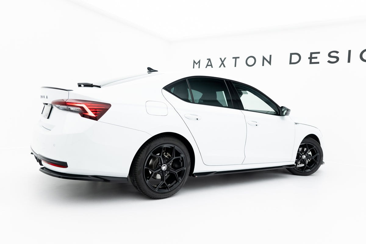 Side Skirts Diffusers suitable for Skoda Octavia Sportline Liftback / Combi Mk4 Facelift