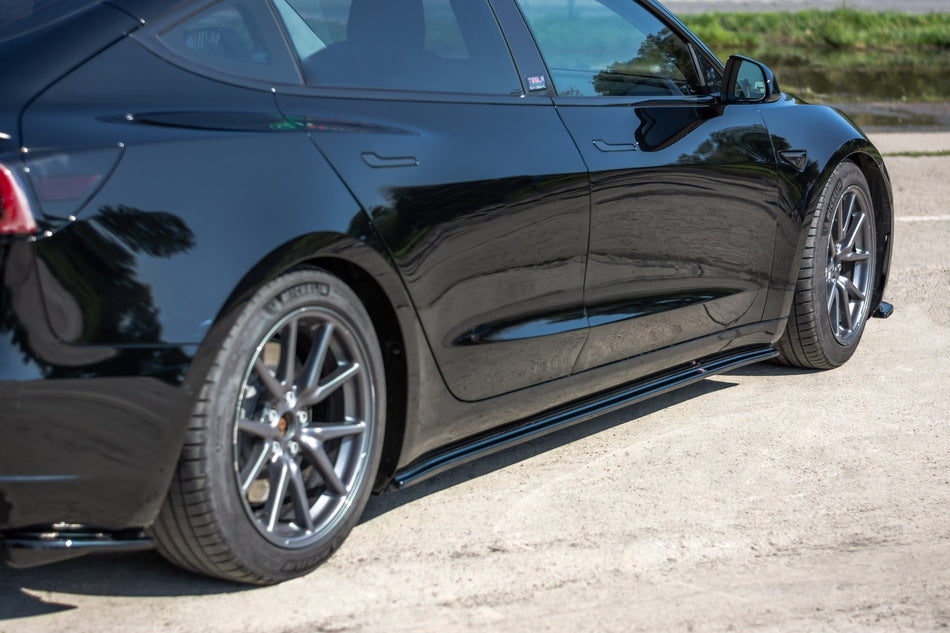 Side Skirts Diffusers suitable for Tesla Model 3 / Model 3 Performance Mk1 / Mk1 Facelift