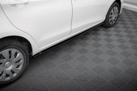 Side Skirts Diffusers suitable for Toyota Yaris Mk3 Facelift