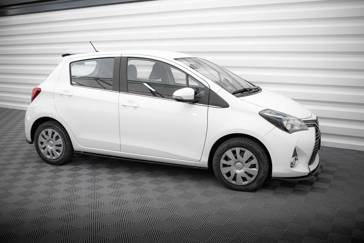 Side Skirts Diffusers suitable for Toyota Yaris Mk3 Facelift