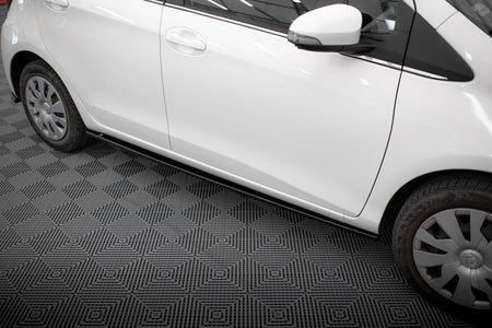 Side Skirts Diffusers suitable for Toyota Yaris Mk3 Facelift