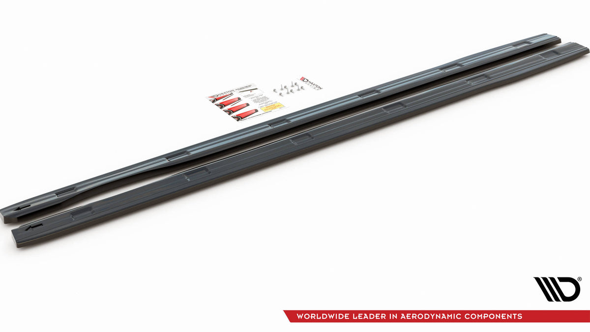 Side Skirts Diffusers suitable for Volkswagen Caddy Long Mk3 Facelift