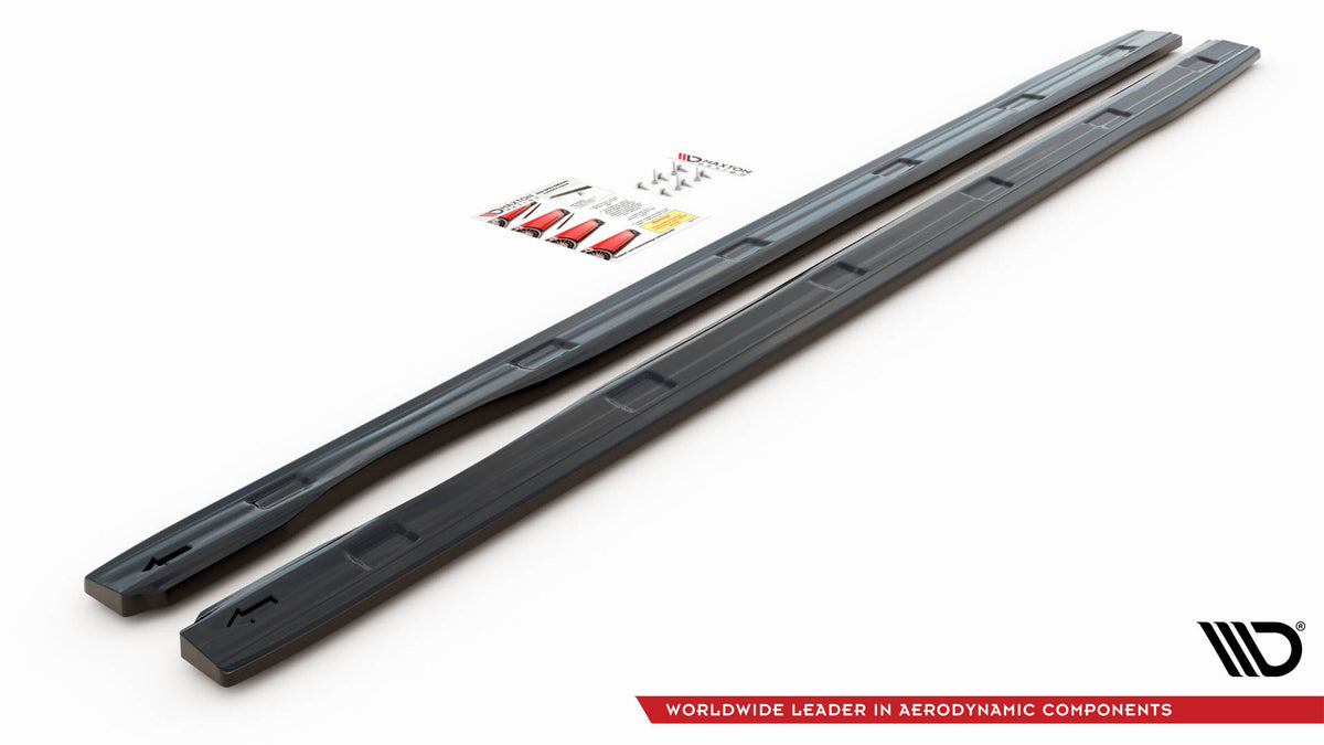 Side Skirts Diffusers suitable for Volkswagen Caddy Long Mk3 Facelift
