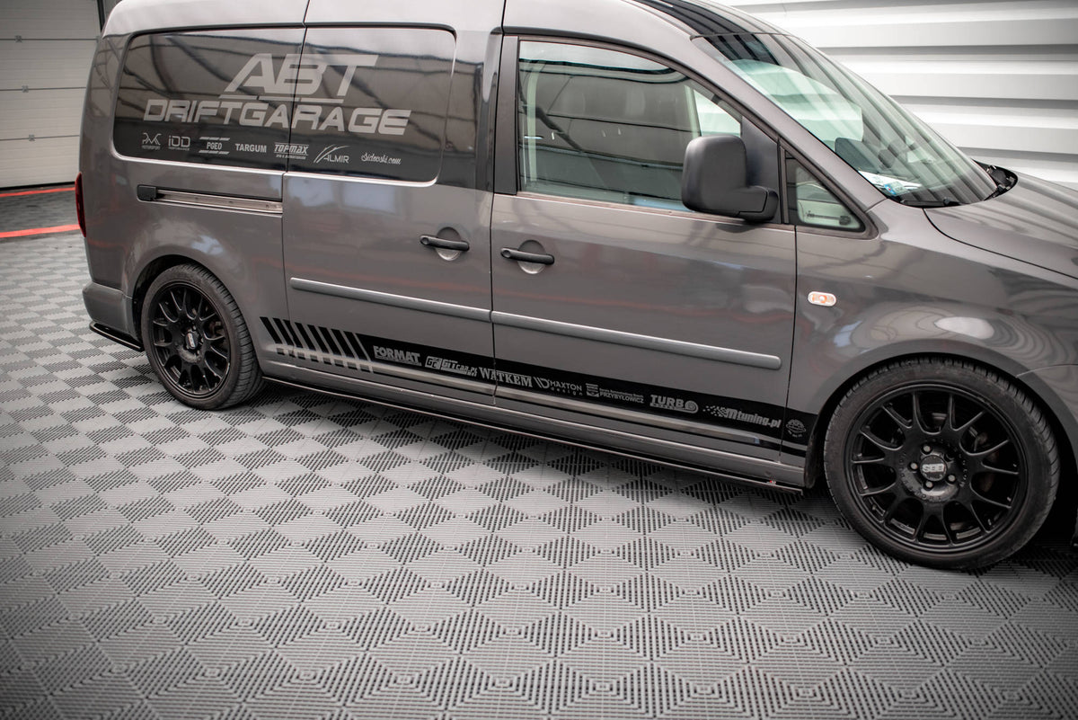 Side Skirts Diffusers suitable for Volkswagen Caddy Long Mk3 Facelift