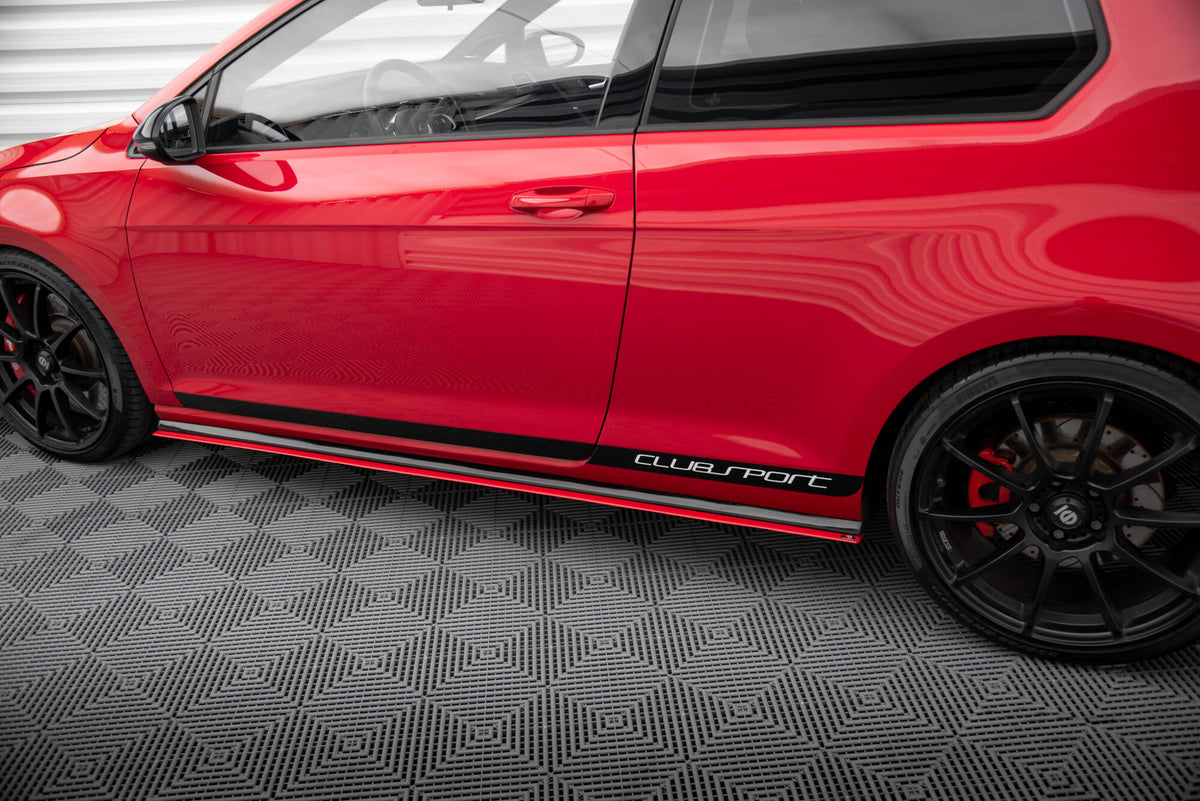 Side Skirts Diffusers suitable for Volkswagen Golf GTI Clubsport Mk7