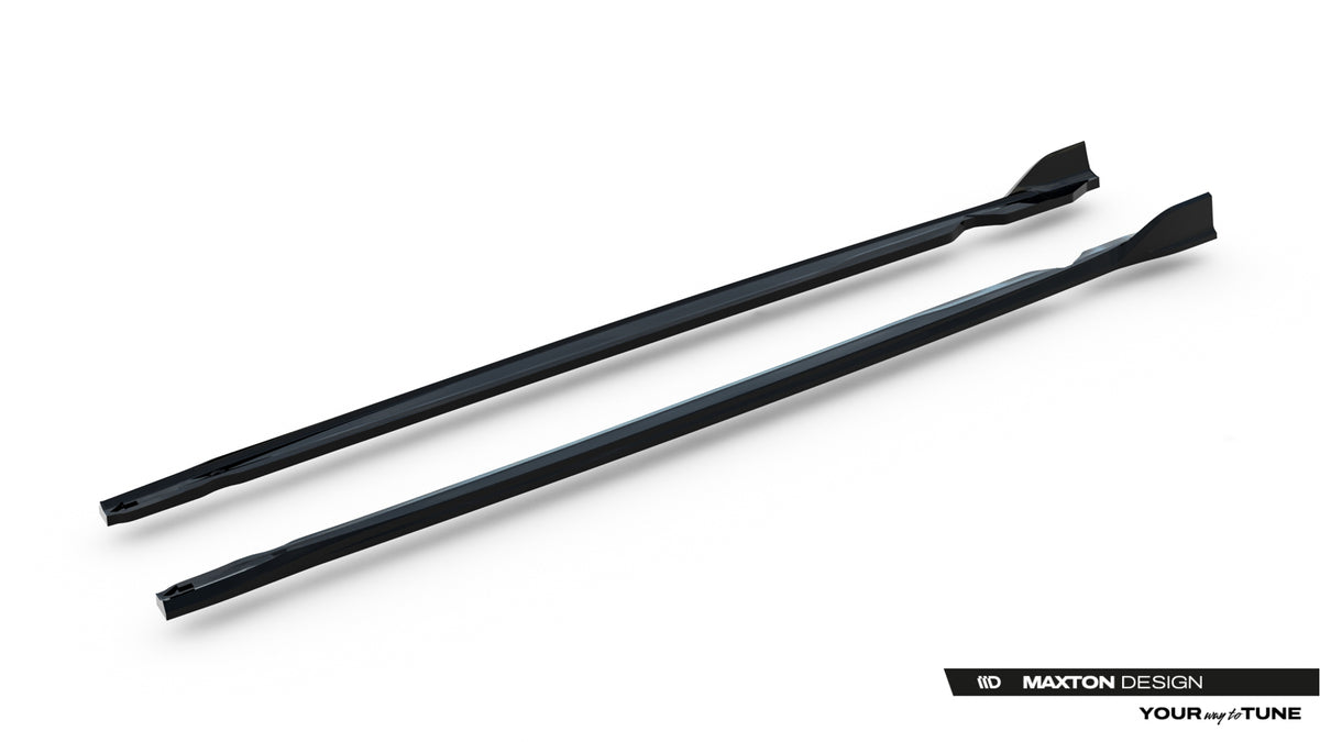 Side Skirts Diffusers suitable for Volkswagen Golf R Variant Mk8 / Mk8 Facelift