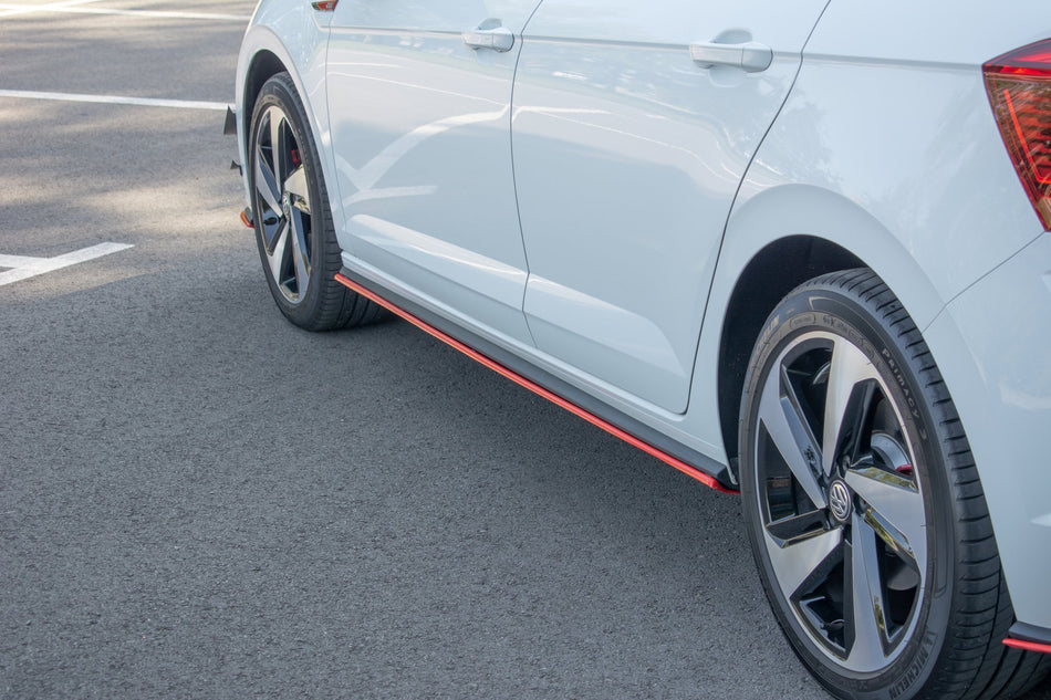 Side Skirts Diffusers suitable for Volkswagen Polo GTI / R-line Mk6