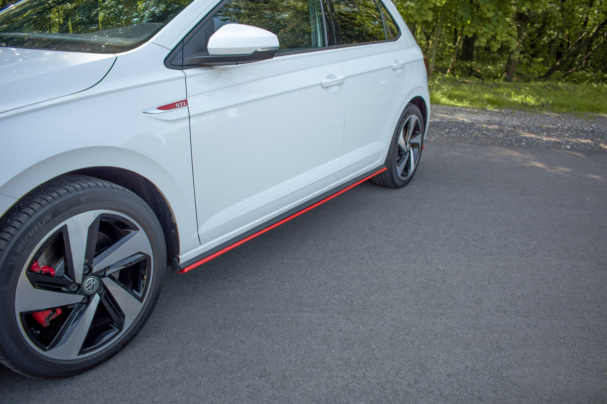 Side Skirts Diffusers suitable for Volkswagen Polo GTI / R-line Mk6