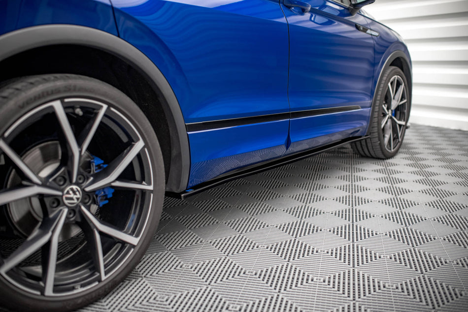 Side Skirts Diffusers suitable for Volkswagen Tiguan R / R-Line Mk2 Facelift