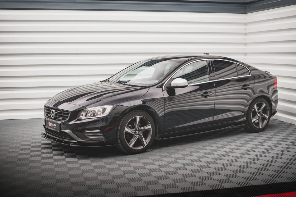 Side Skirts Diffusers suitable for Volvo S60  Standard / R-Design Mk2 / Mk2 Facelift