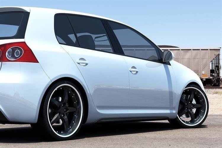 Side Skirts suitable for VW GOLF V mk6 GTI look ABS plastic
