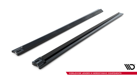 Side skirts Diffusers  V.1 suitable for Audi Q8 Mk1 Facelift