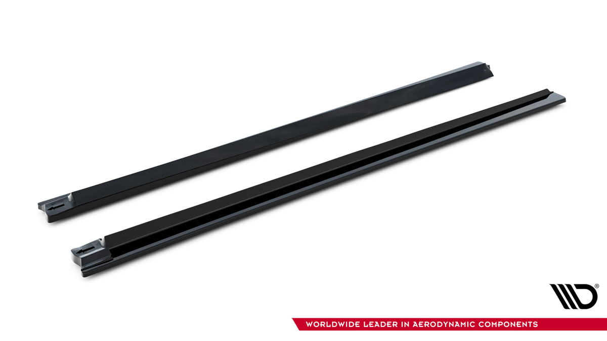 Side skirts Diffusers  V.1 suitable for Audi Q8 Mk1 Facelift