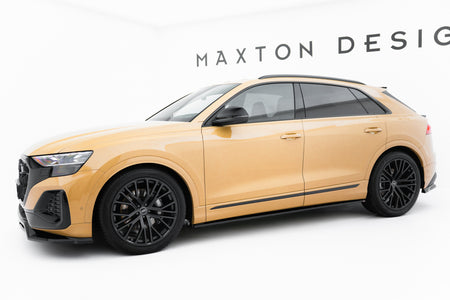 Side skirts Diffusers  V.1 suitable for Audi Q8 Mk1 Facelift