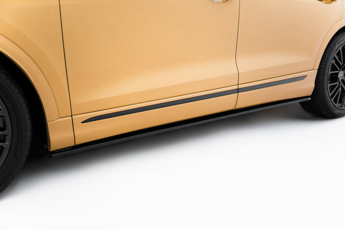 Side skirts Diffusers  V.1 suitable for Audi Q8 Mk1 Facelift