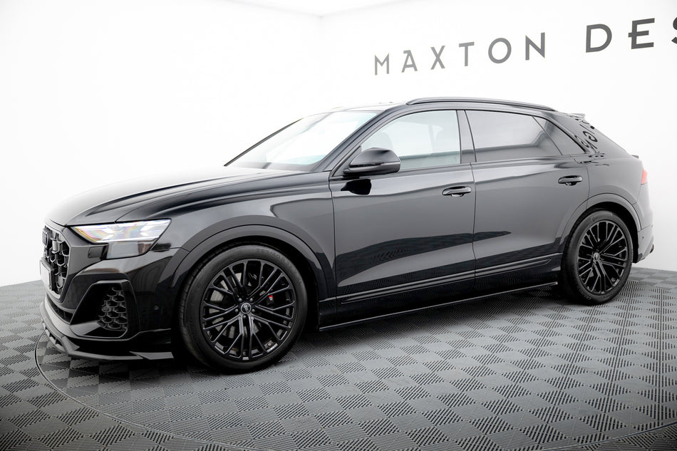 Side skirts Diffusers  V.1 suitable for Audi Q8 S-line / SQ8 Mk1 Facelift