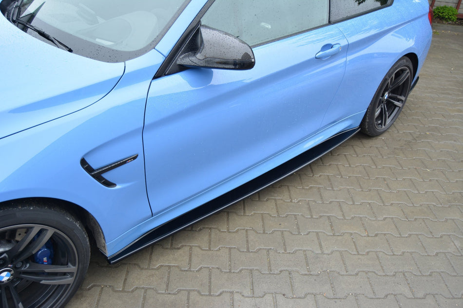 Side skirts Diffusers V.1 suitable for BMW M4 F82
