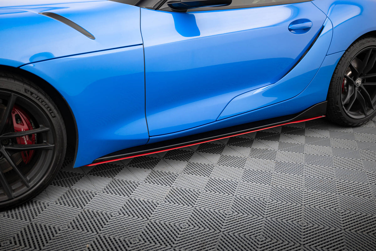 Side skirts Diffusers V.2 suitable for Toyota Supra Mk5