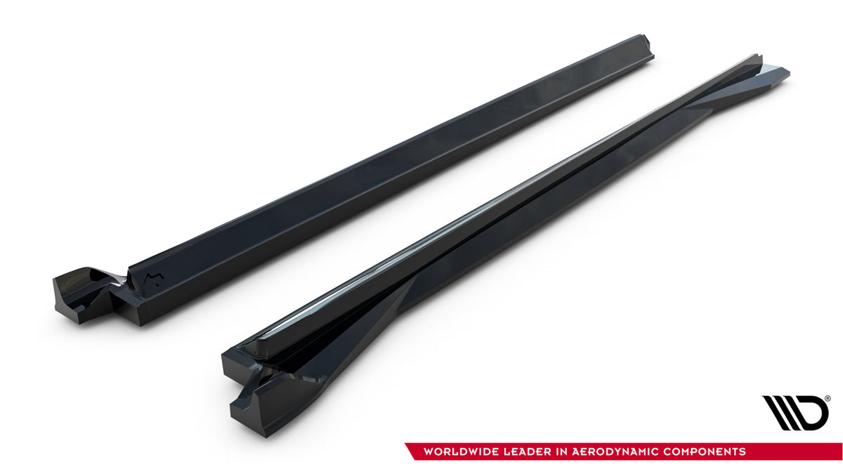 Side skirts Diffusers  suitable for Audi RSQ8 Mk1 Facelift