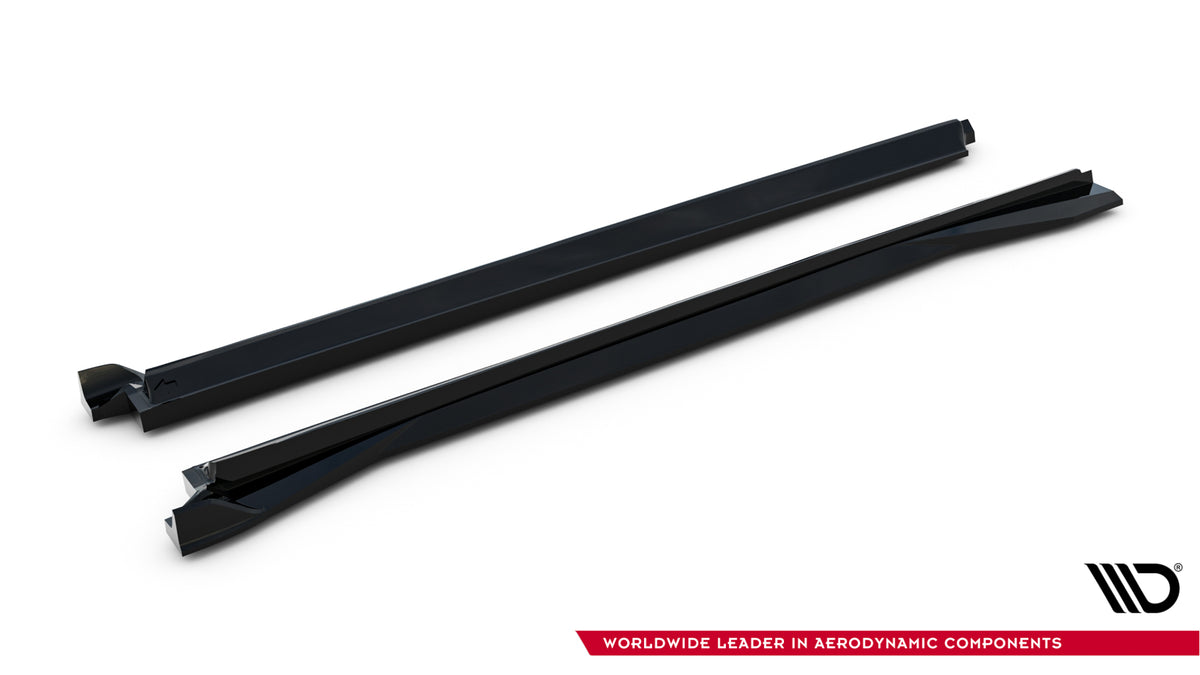 Side skirts Diffusers  suitable for Audi RSQ8 Mk1 Facelift