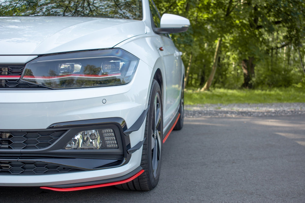 Splittery Przednie Boczne suitable for Volkswagen Polo GTI / R-line Mk6