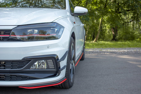 Splittery Przednie Boczne suitable for Volkswagen Polo GTI / R-line Mk6
