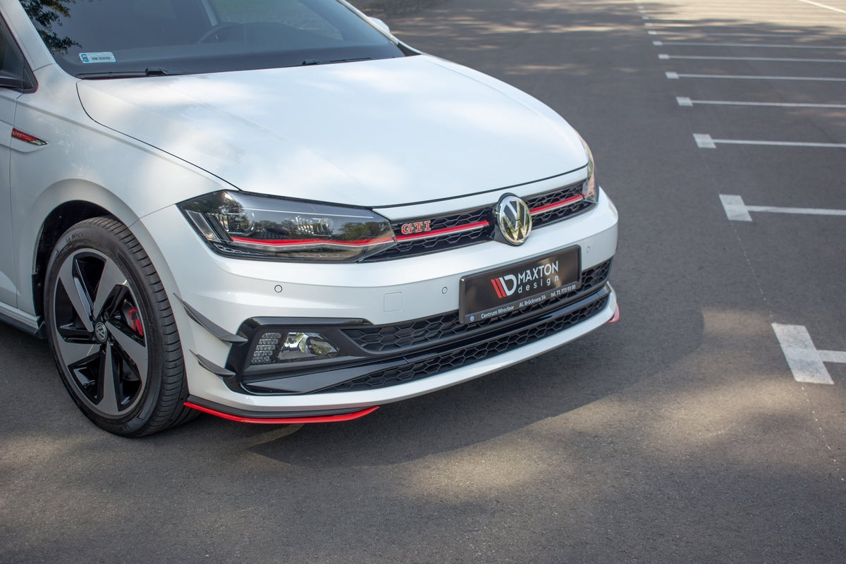 Splittery Przednie Boczne suitable for Volkswagen Polo GTI / R-line Mk6