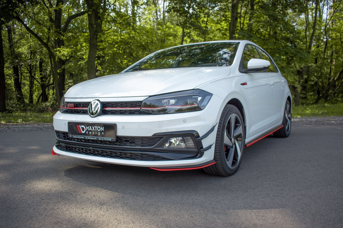 Splittery Przednie Boczne suitable for Volkswagen Polo GTI / R-line Mk6