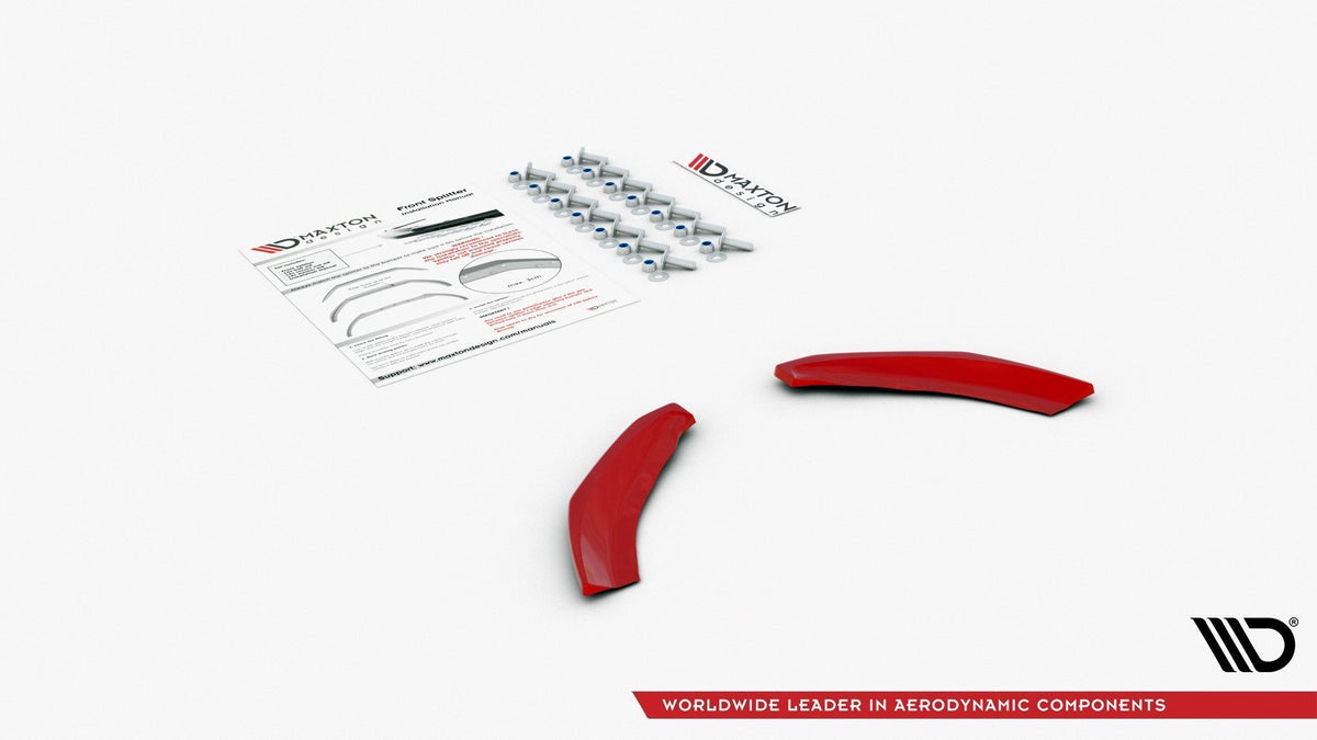 Splittery Przednie Boczne suitable for Volkswagen Polo GTI / R-line Mk6