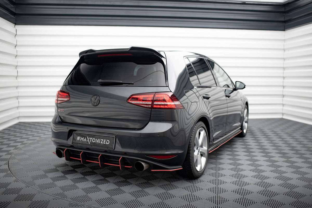 Spoiler Cap 3D suitable for Volkswagen Golf R / R-Line / GTI / GTD Mk7 / Mk7 Facelift