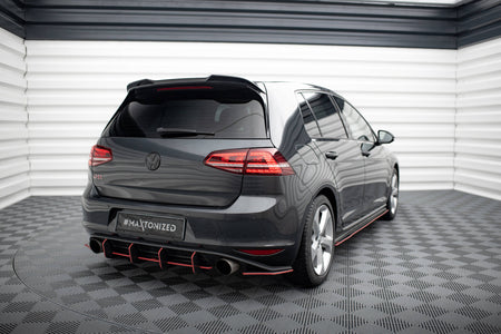 Spoiler Cap 3D suitable for Volkswagen Golf R / R-Line / GTI / GTD Mk7 / Mk7 Facelift