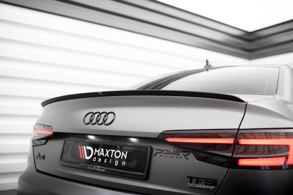 Spoiler Cap V.2 suitable for Audi S4 / A4 Standard / S-Line / Competition Sedan B9 / B9 Facelift