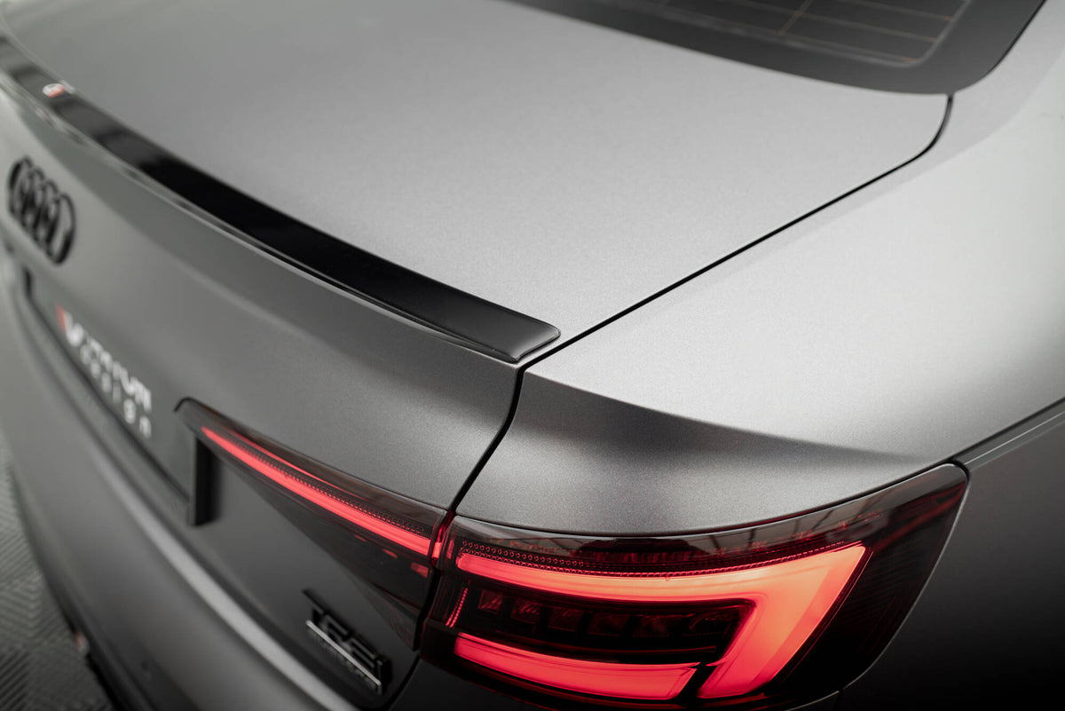 Spoiler Cap V.2 suitable for Audi S4 / A4 Standard / S-Line / Competition Sedan B9 / B9 Facelift