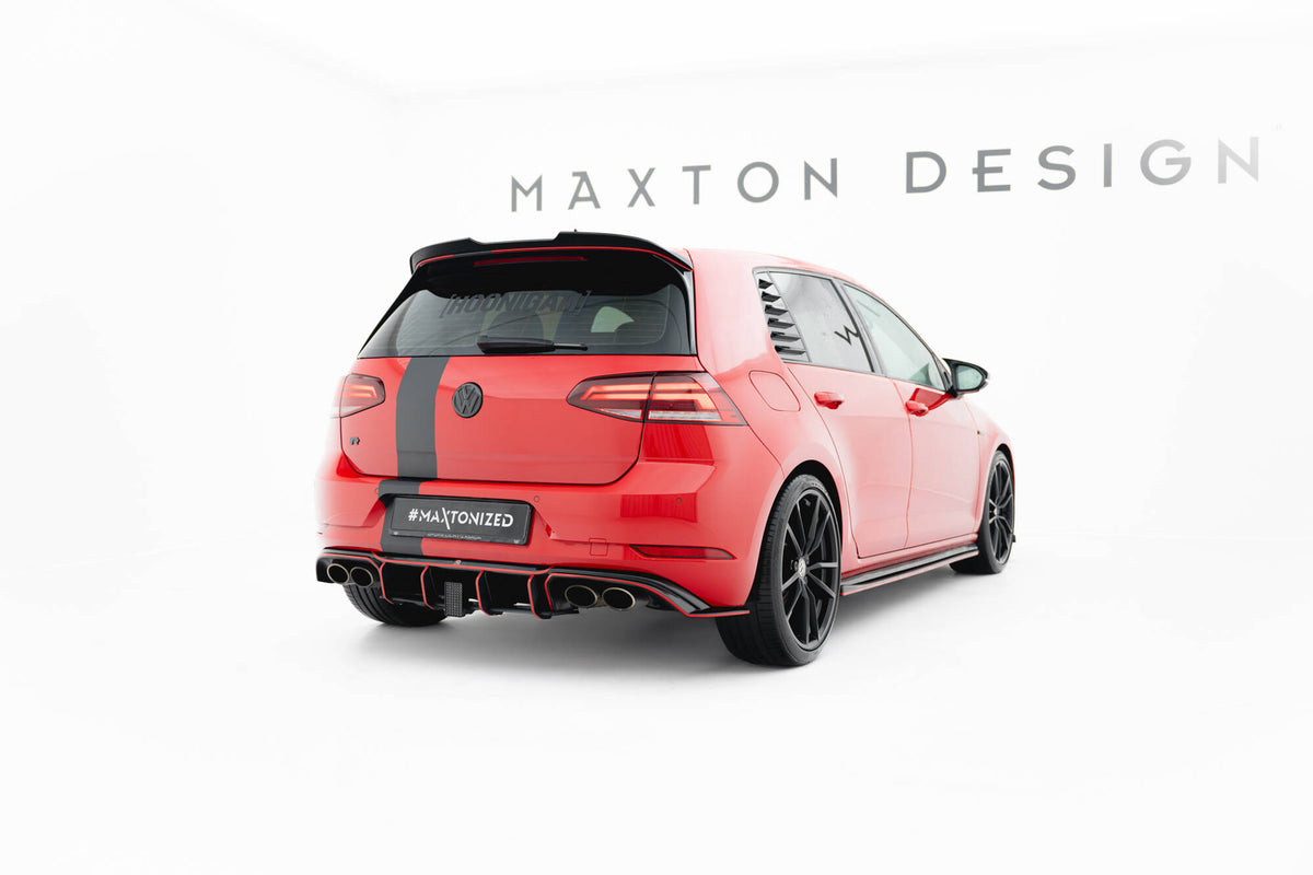 Spoiler Cap V.2 suitable for Volkswagen Golf R / R-Line / GTI / GTD Mk7 / Mk7 Facelift