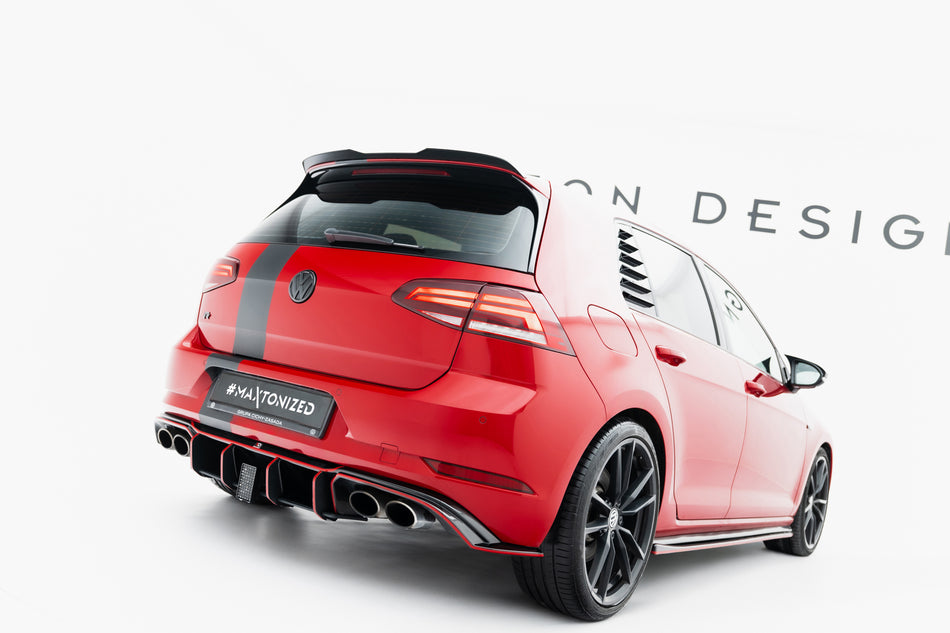 Spoiler Cap V.3 suitable for Volkswagen Golf R / R-Line / GTI / GTD Mk7 / Mk7 Facelift