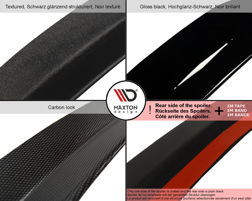 Spoiler Cap suitable for Renault CLIO MK3 RS