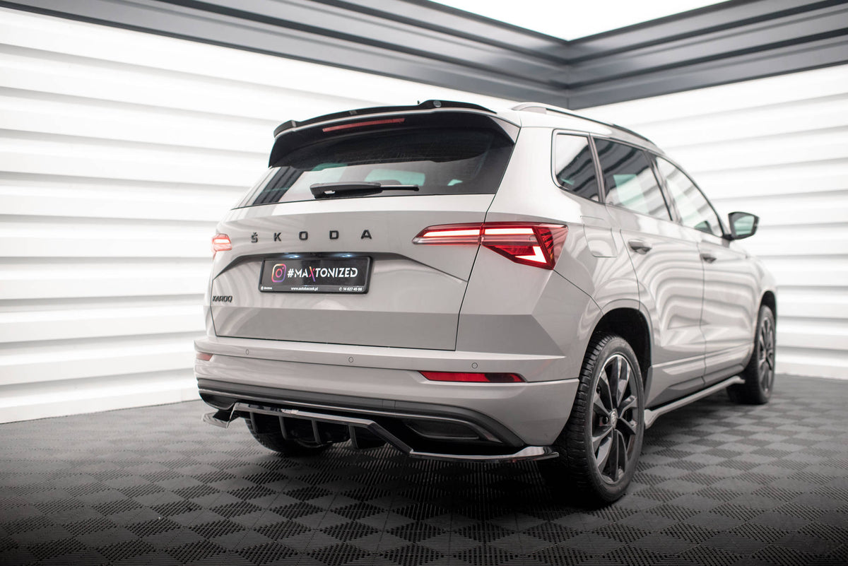 Spoiler Cap suitable for Skoda Karoq Sportline Mk1 Facelift