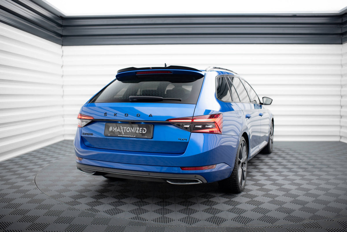 Spoiler Cap suitable for Skoda Superb Sportline Combi Mk3 / Mk3 Facelift