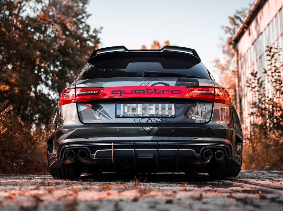 Spoiler suitable for Audi S6 / A6 S-Line C7 / C7 FL Avant