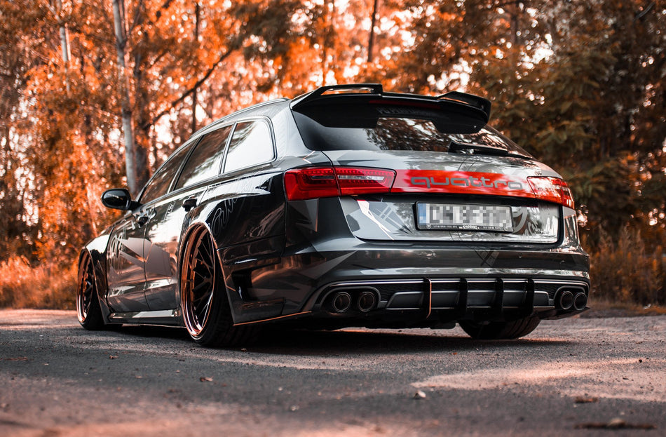 Spoiler suitable for Audi S6 / A6 S-Line C7 / C7 FL Avant
