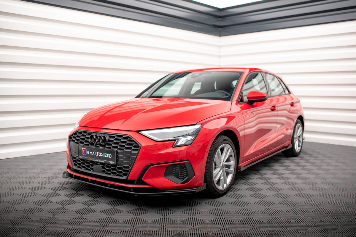 Street Pro Front Splitter + Flaps suitable for Audi A3 8Y