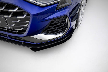 Street Pro Front Splitter + Flaps suitable for Audi A3 S-Line Sedan / S3 Sedan 8Y Facelift