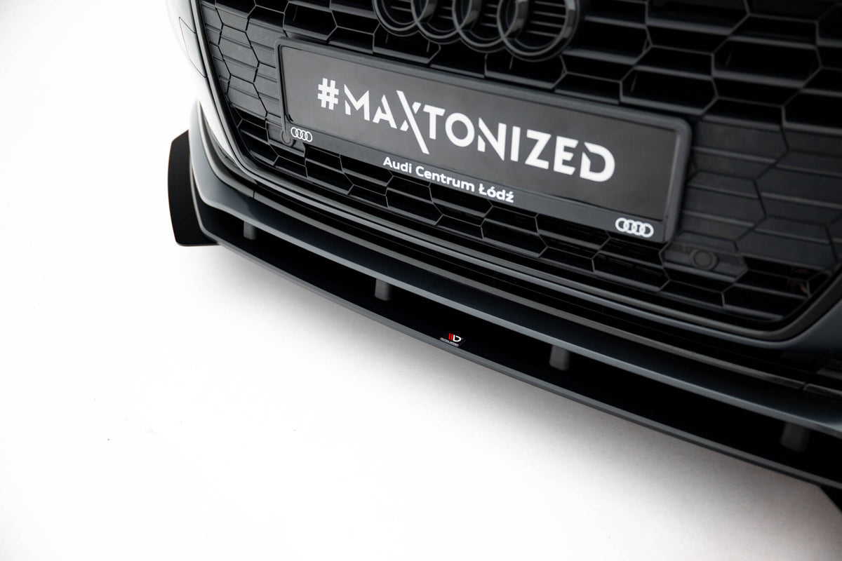 Street Pro Front Splitter + Flaps suitable for Audi A5 F5 Facelift