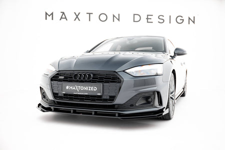 Street Pro Front Splitter + Flaps suitable for Audi A5 F5 Facelift