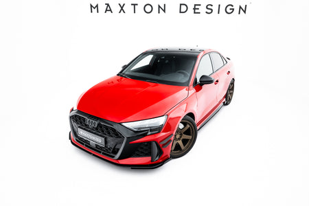 Street Pro Front Splitter + Flaps suitable for Audi RS3 Sedan 8Y Facelift