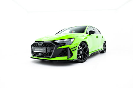 Street Pro Front Splitter + Flaps suitable for Audi RS3 Sportback 8Y Facelift